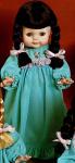 Vogue Dolls - Littlest Angel - Turquoise Nightgown - Brunette - кукла